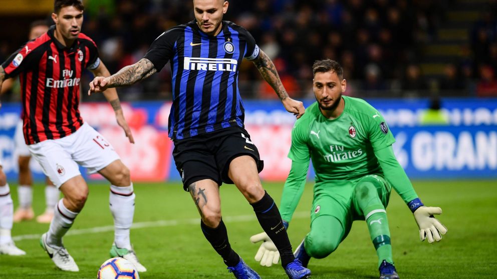El argentino Mauro Icardi, ídolo y goleador del Inter de Milán