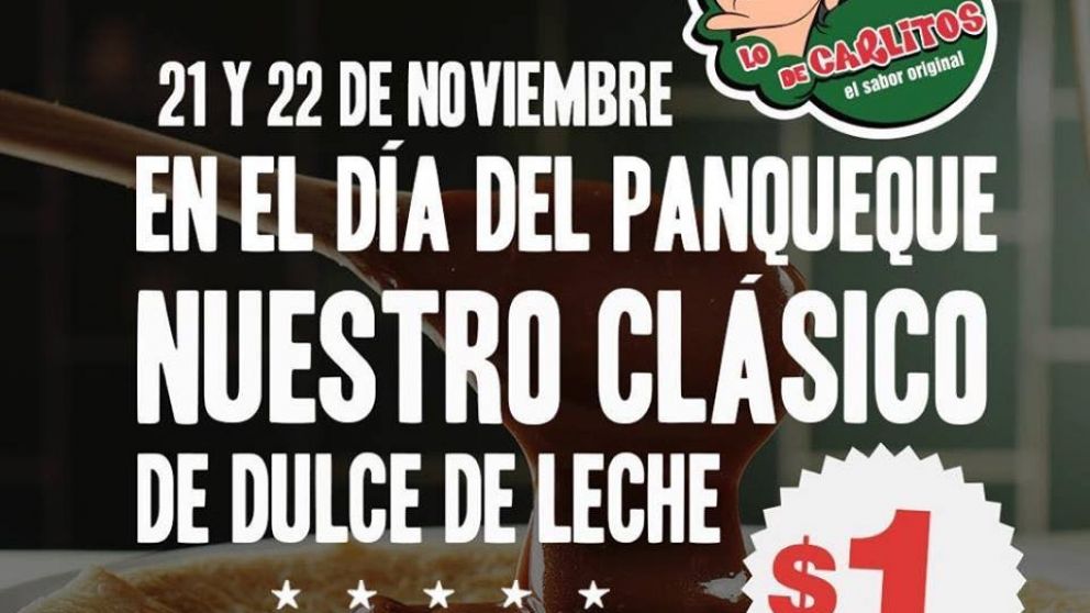 El postre m�s barato: un panqueque a $1 