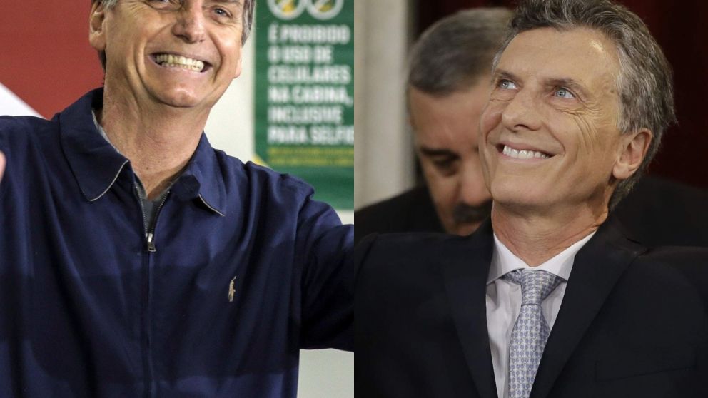 Bolsonaro felicitó a Macri por haber "sacado a Dilma Kirchner"