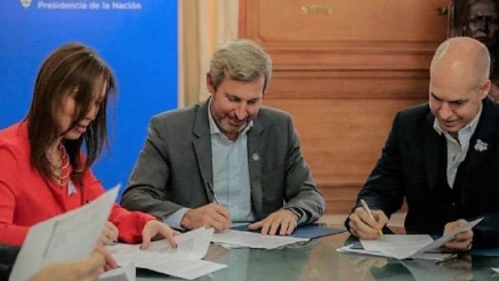 Vidal, Frigerio y Larreta se reunieron ayer para concretar el traspaso