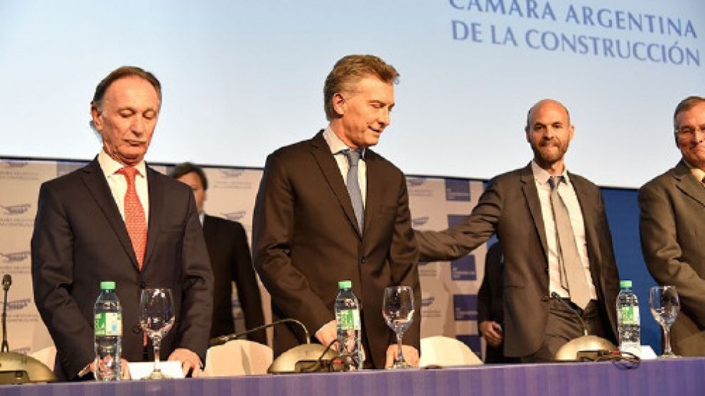 Weiss, Macri y Dietrich, en la última convención de Camarco