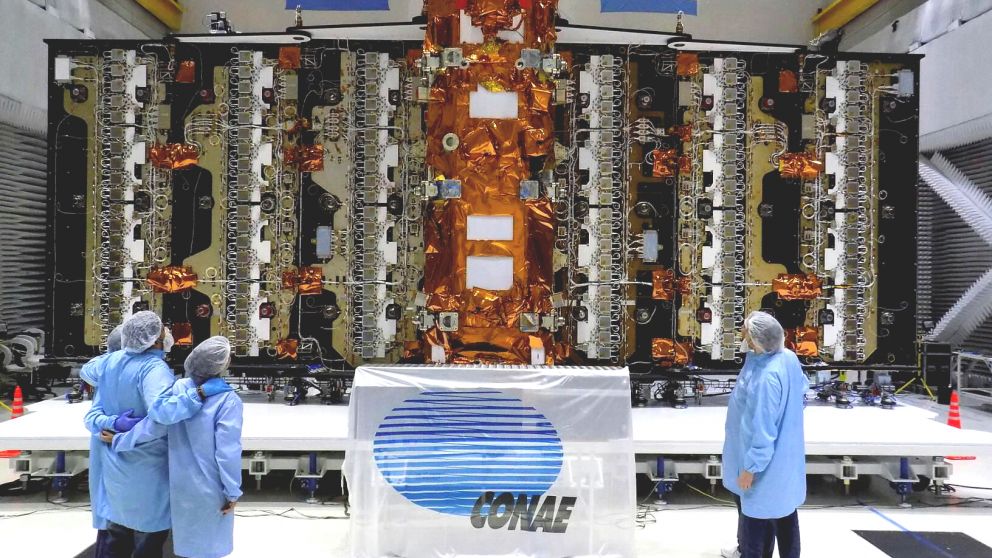 El Saocom 1A, forma parte de una constelación de satélites cuya etapa finalizará en 2019