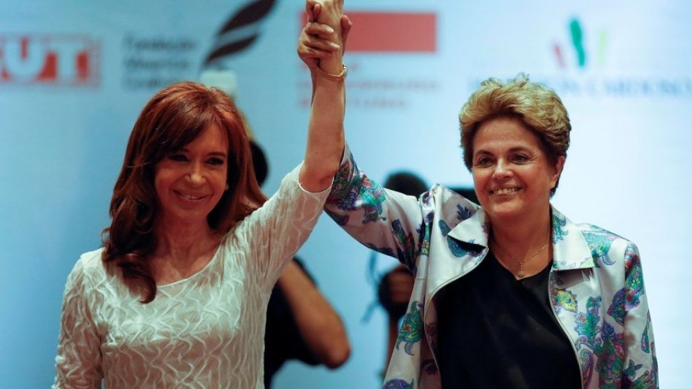 Cristina y Dilma arman una contracumbre del G20 en Ferro