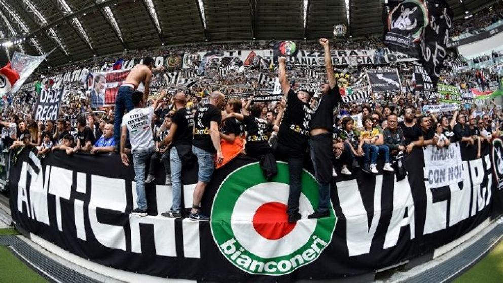 Castigan a la Juve por los cánticos racistas de su hinchada