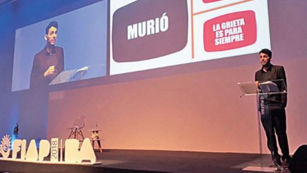 Facundo Pedrini expuso en el Festival Iberoamericano de Publicidad