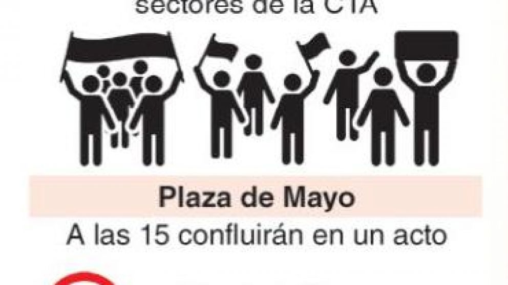 Con movilizaciones, las CTA abren su huelga de 36 horas contra el modelo econ�mico