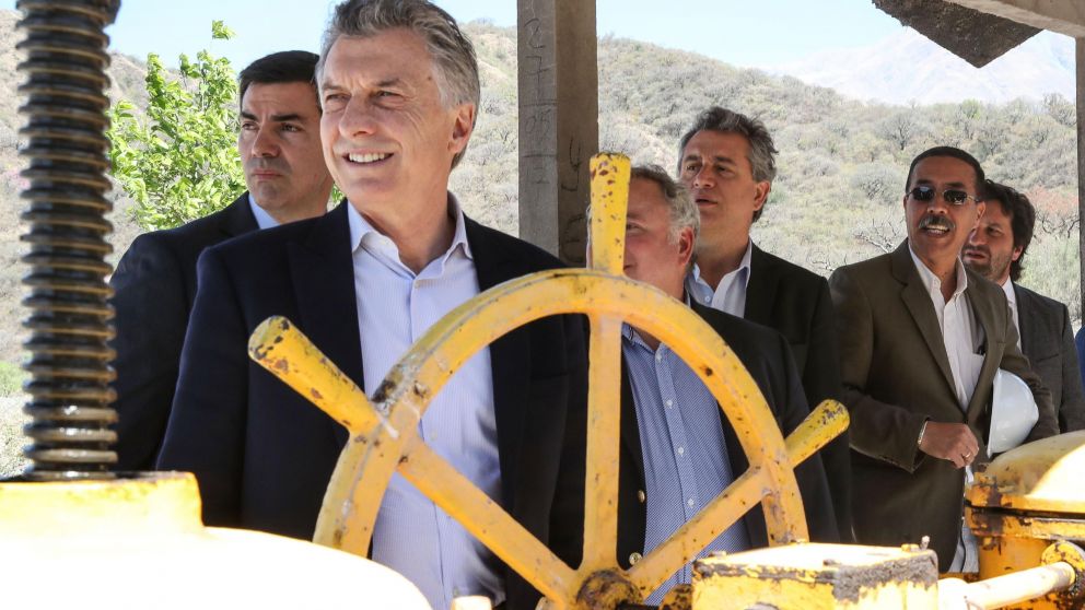 Macri, en Salta inaugurando obras. (Prensa Presidencia)