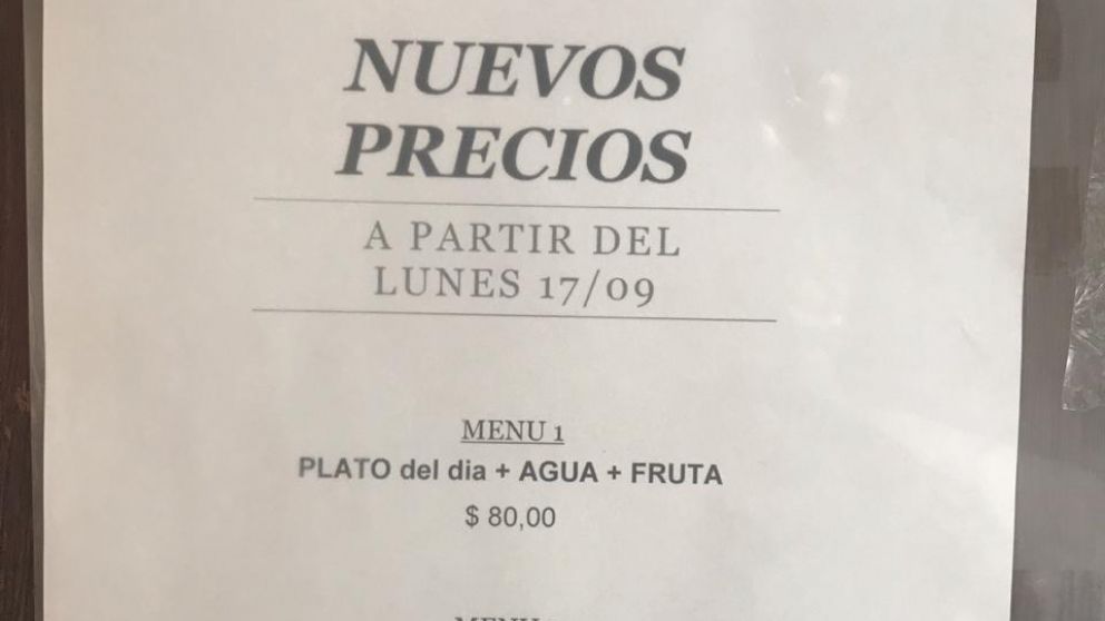 El menú en Casa Rosada se disparó 53% y cuesta hasta $100