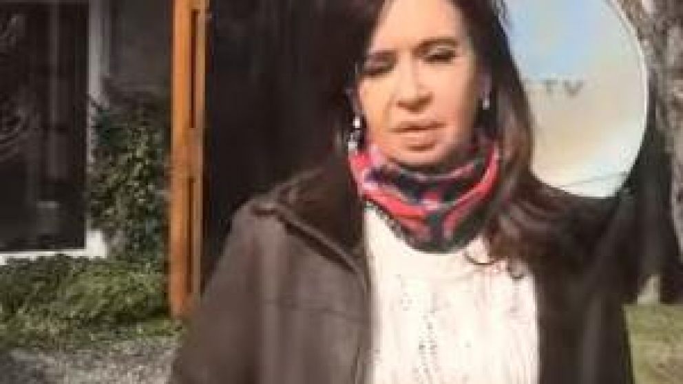 Con un video, Cristina Fern�ndez mostr� el estado de su casa tras el allanamiento