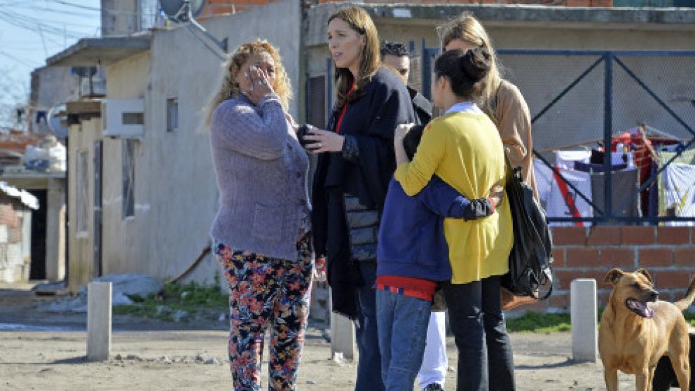 Vidal recorrió ayer Villa Porá, en Lanús