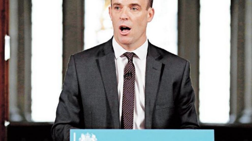 “Un pacto está al alcance”, dijo Dominic Raab