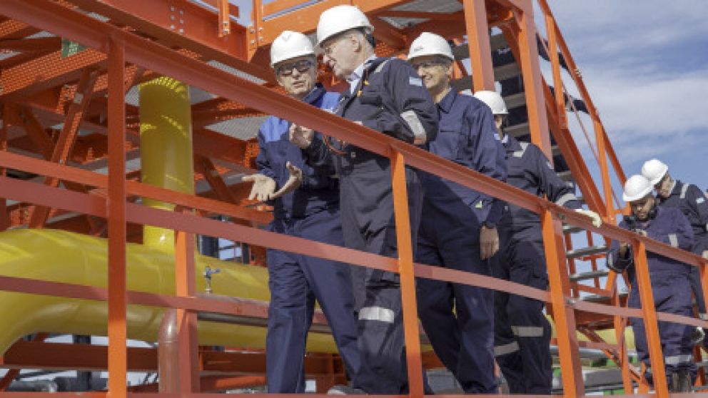 Junto a Rocca, Macri presentó al emprendimiento como un antídoto antitormentas