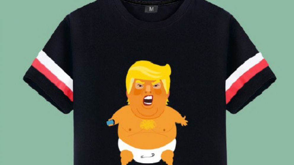 Remeras como la de la foto se han vuelto muy populares en China