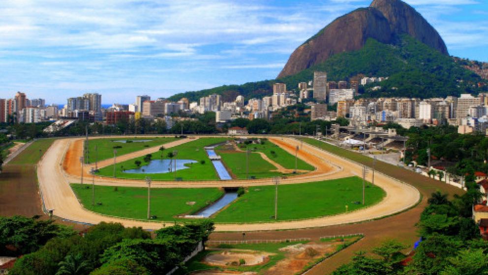 Vista panorámica del Hipódromo de Gávea, donde se busca incrementar la asistencia