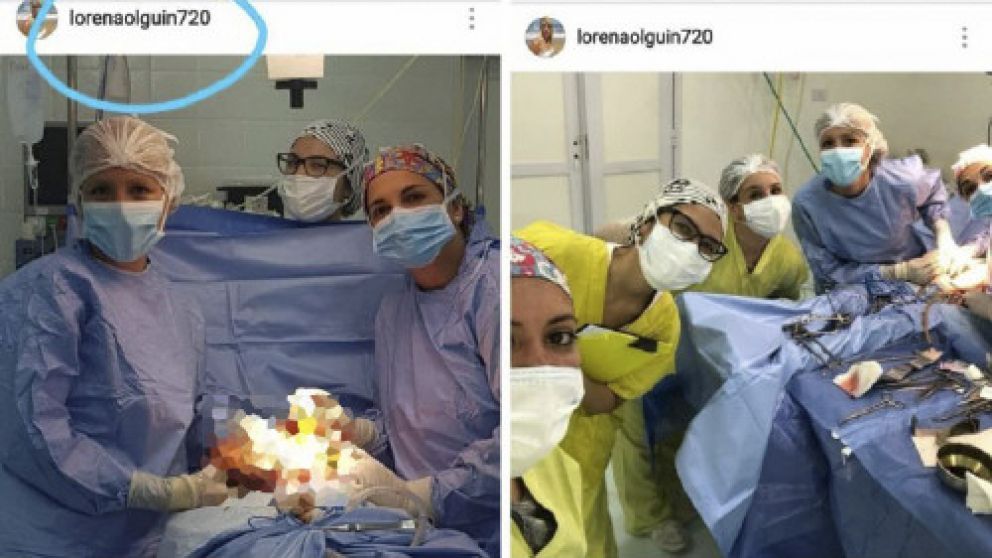 Las imágenes que provocaron la reacción del hospital