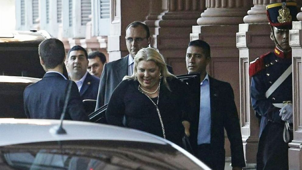 Carrió volvió a la Casa Rosada