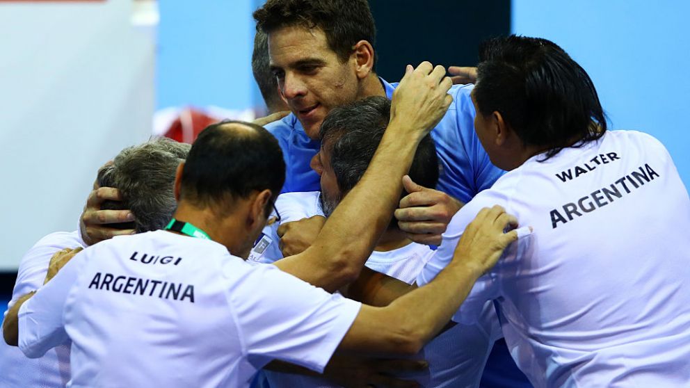 Great Britain v Argentina: Davis Cup Semi Final 2016 - Day One - xxxx during day one of the Davis Cup Semi Final between Great Britain and Argentina at Emirates Arena on September 16, 2016 in Glasgow, Scotland.