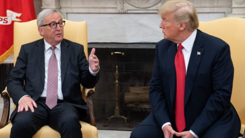 La reunión de Juncker y Trump abrió una tregua en el conflicto