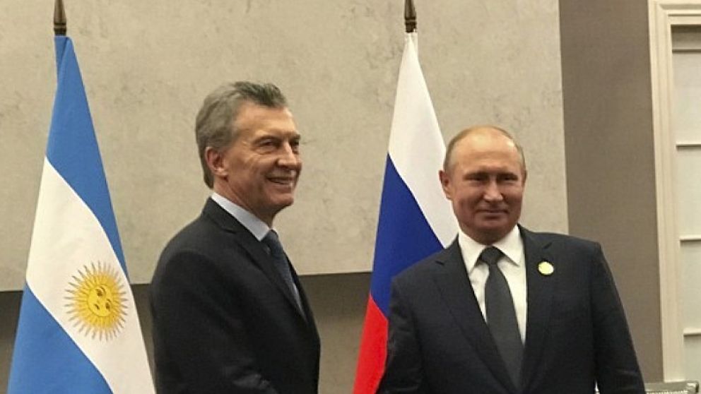 Cumbre del BRICS: Mauricio Macri se reunió con Putin en Johannesburgo