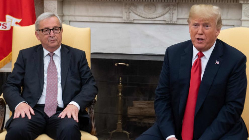 Juncker y Trump estuvieron reunidos por m�s de dos horas