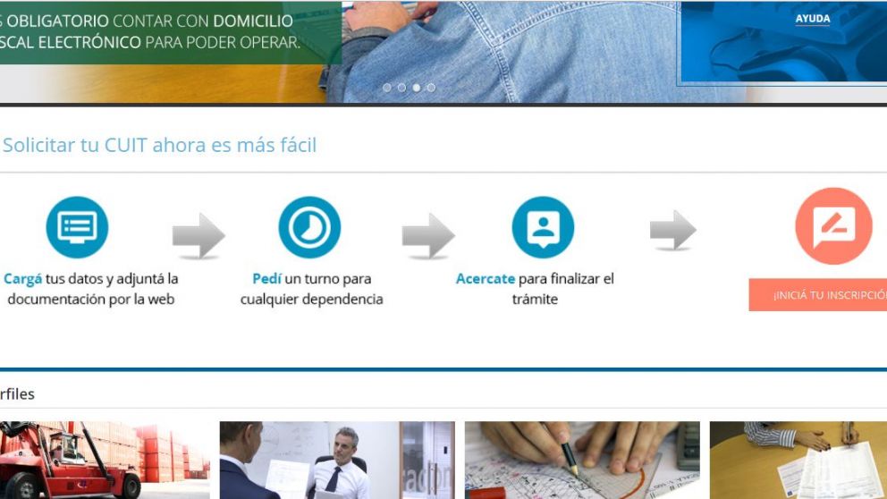 Habrá que registrar un domicilio fiscal electrónico para obtener CUIT