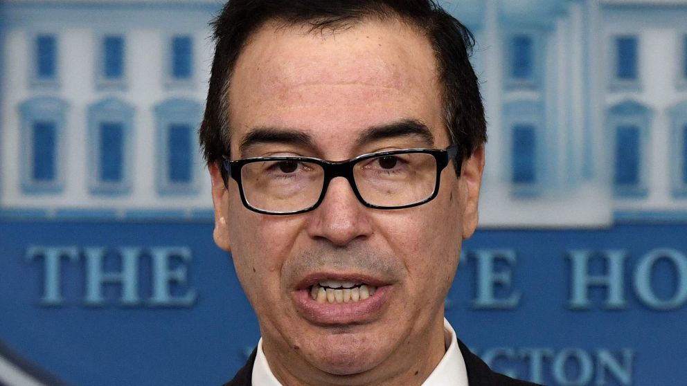 Steven Mnuchin, jefe del Tesoro