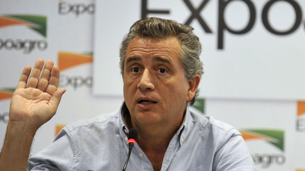 Expo Agro 2018El ministro Etchevehere durante una charla en la Expoagro 2018, en San Nicolas. 14-03-2017Foto. Maxi Failla