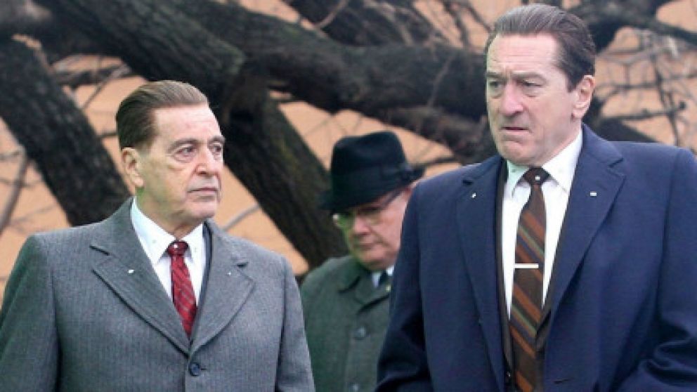 Al Pacino y Robert De Niro en The Irishman, producción que Netfl ix planeaba mostrar en Cannes