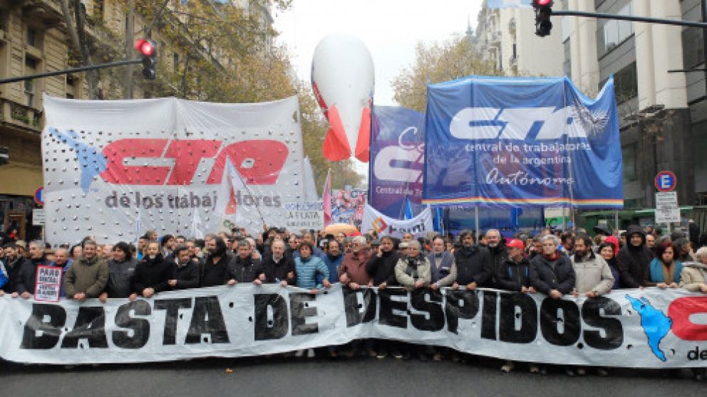 Las tres vertientes de la CTA no lograron la unificación deseada