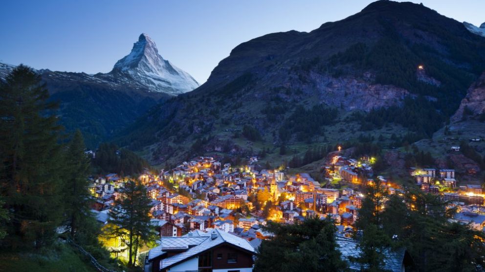Los Alpes suizos, postal paradisíaca