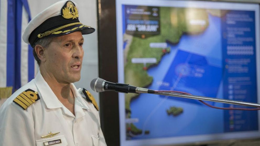 La Armada comenzar� a investigar un punto a 700 metros de profundidad