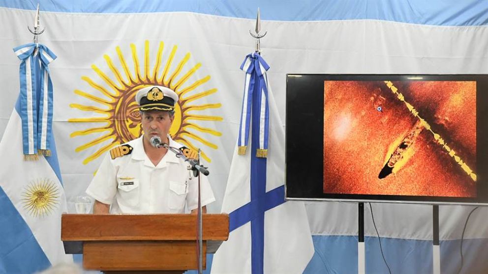 La Armada analiza si el contacto a 477 metros se trata del ARA San Juan