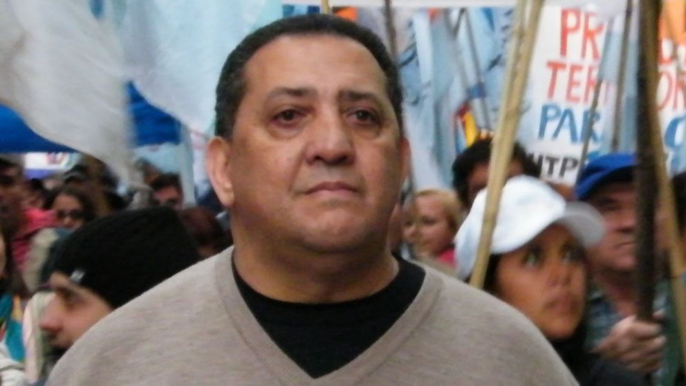 El piquetero despotricó contra el juez Claudio Bonadio.