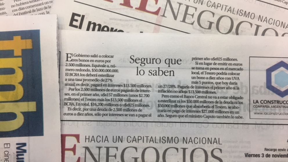 Seguro que lo saben