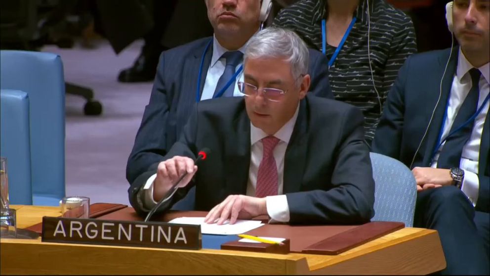Argentina apoyó en la ONU la intervención de EEUU