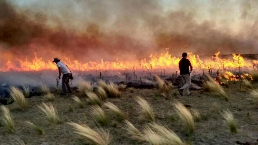Incendios en La Pampa