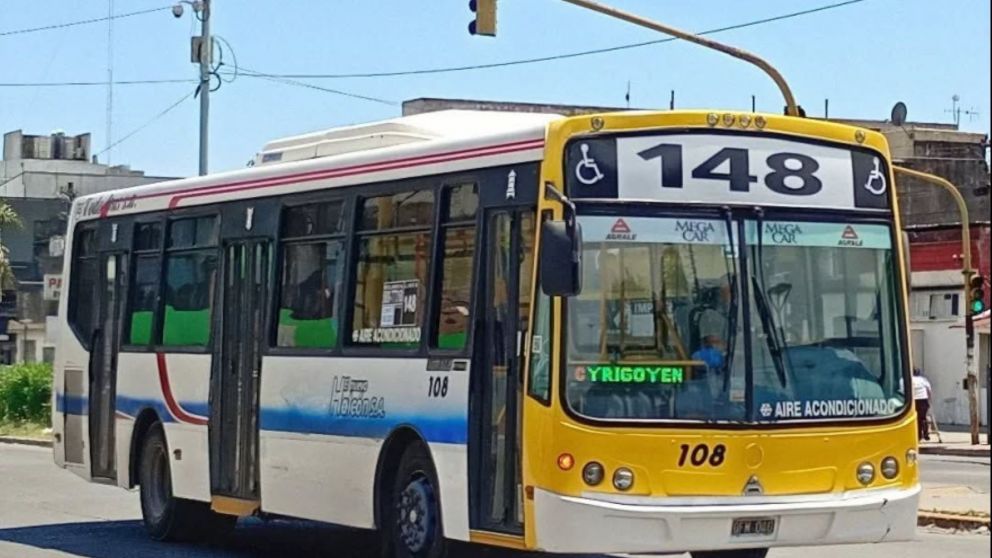 Conflicto por salarios adeudados a la l�nea 148, hay 7 l�neas de paro en zona sur