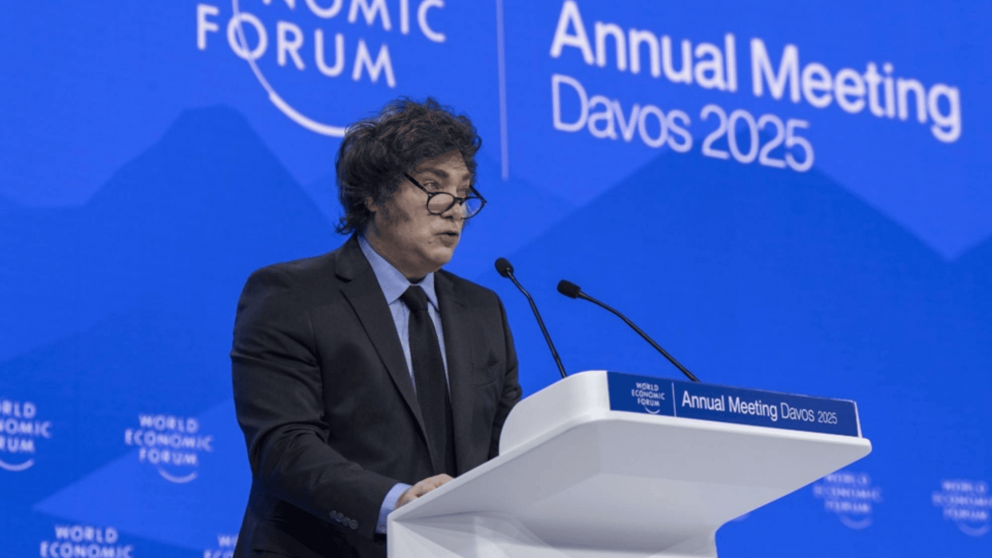 Por tercer a�o consecutivo, Javier Milei participar� del Foro de Davos