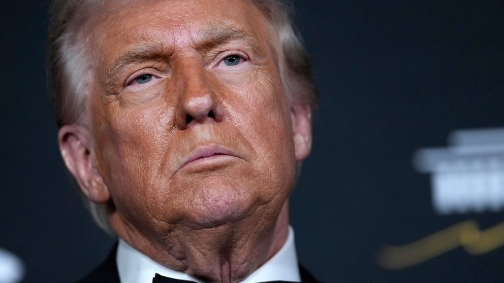 El presidente estadounidense Donald Trump en la ceremonia de premios del Centro Kennedy en Washington el 7 de diciembre del 2025. (AP foto/Julia Demaree Nikhinson)