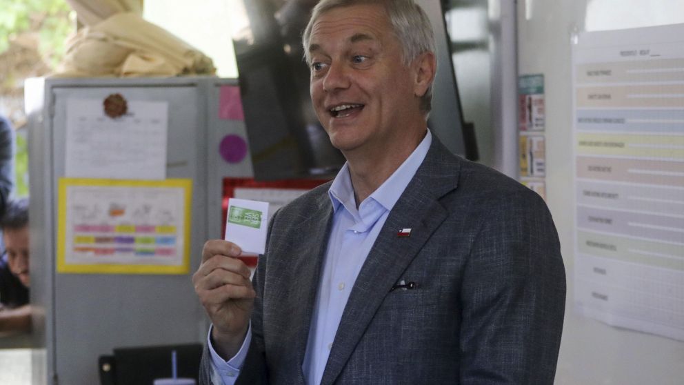 José Antonio Kast obtiene un contundente triunfo según los primeros resultados oficiales.