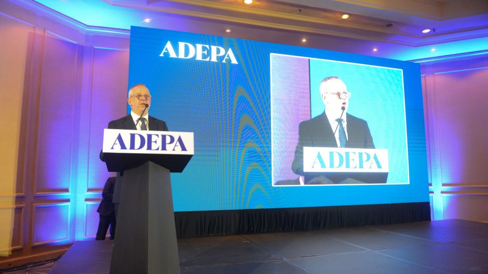 El presidente de ADEPA, Martín Etchevers (Crónica/Hernán Nersesian).