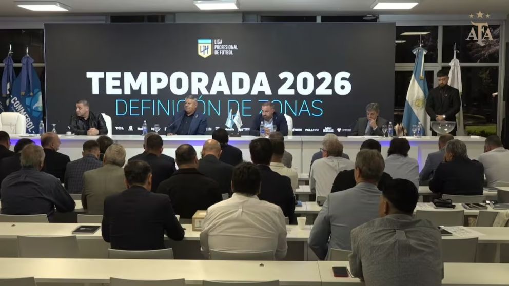 En un clima tenso, la AFA definió el mapa competitivo de 2026