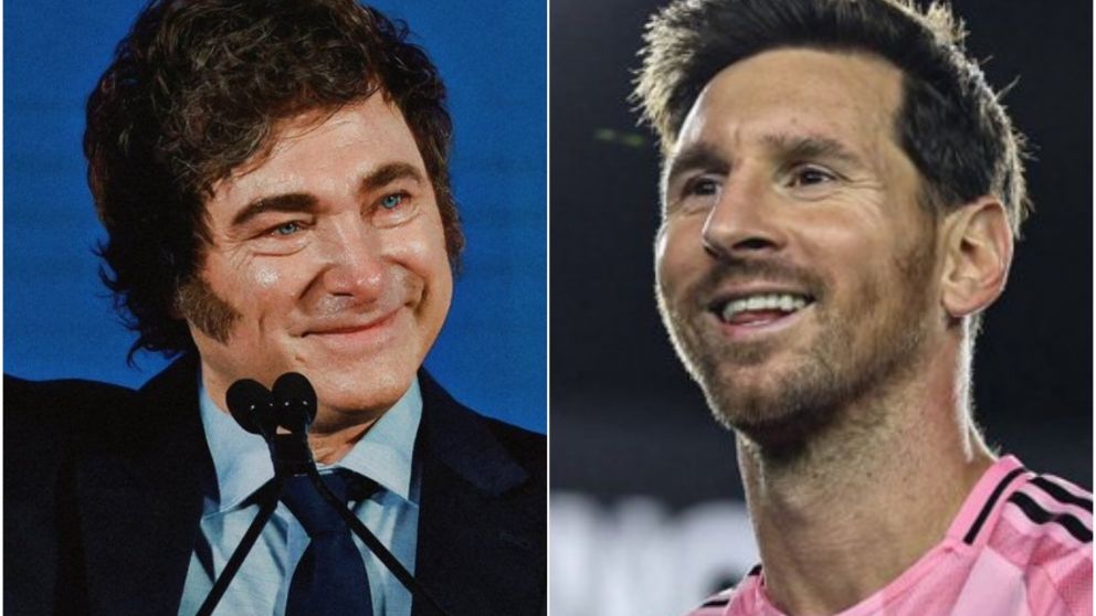 Cu�l fue el gesto de Milei hacia Messi