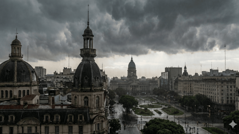 Tres frentes fríos llegan a Buenos Aires, con calor y tormentas fuertes