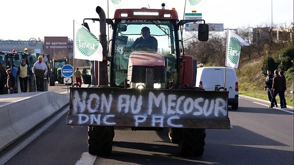 Agricultores europeos activan protestas por el Mercosur