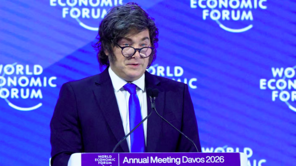 "Make Argentina Great Again", dijo Javier Milei en el Foro de Davos, en Suiza