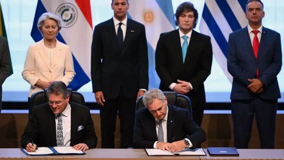La firma del acuerdo Mercosur-UE