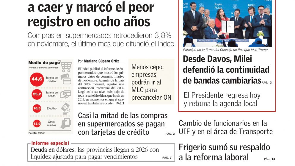 El consumo masivo marcó el peor registro en 8 años y casi la mitad de los clientes usa crédito: los temas del día en BAE Negocios