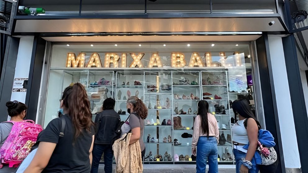 Marixa Balli decidió reducir al mínimo su estructura comercial y solo se quedó con un pequeño local sobre avenida Rivadavia