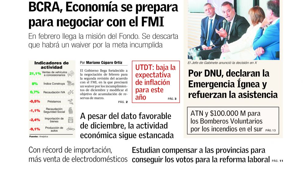 Con más reservas en el BCRA, Economía se prepara para negociar con el FMI: los temas del día en BAE Negocios